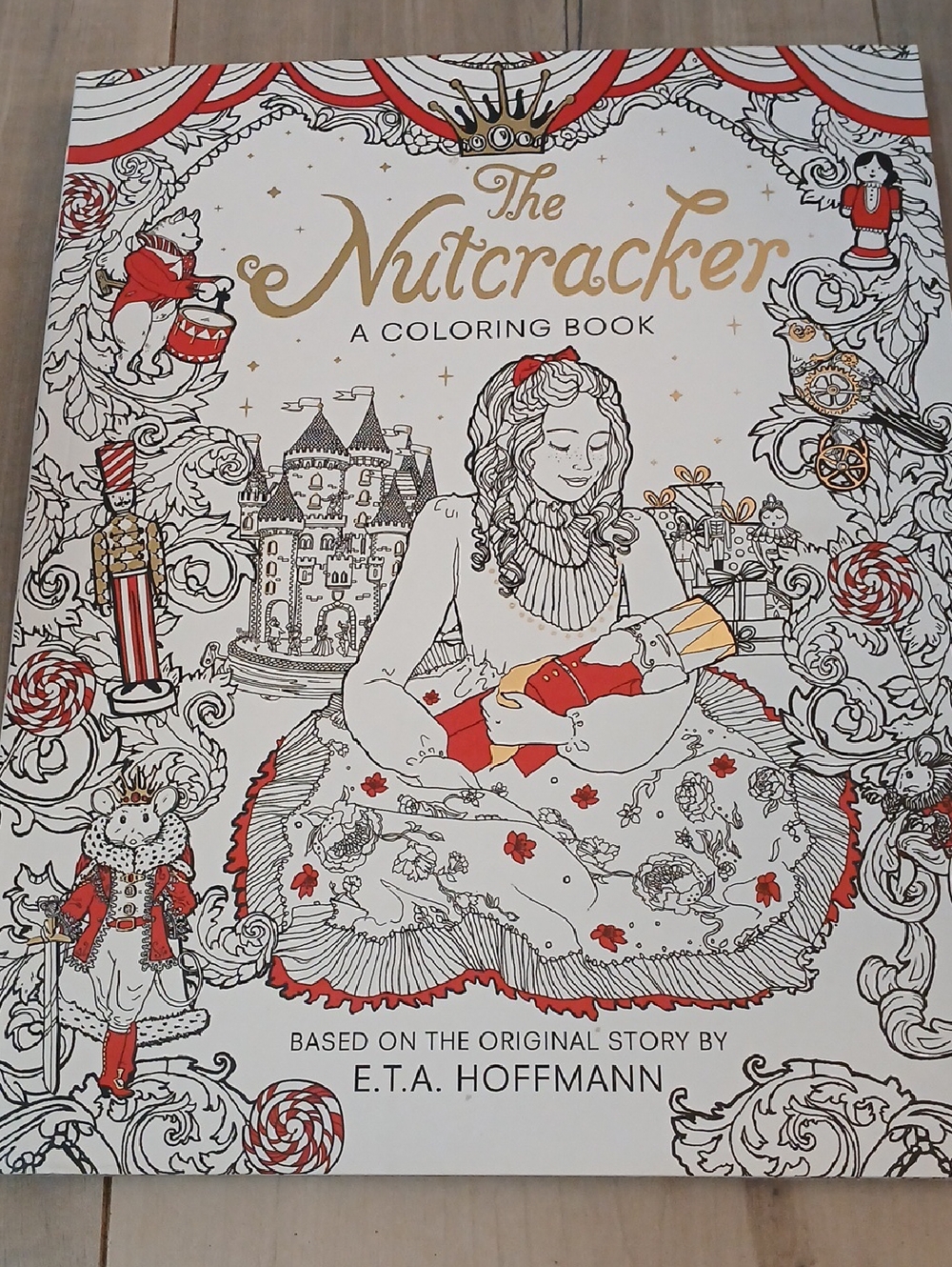 The Nutcracker Coloring Book - White and Red -